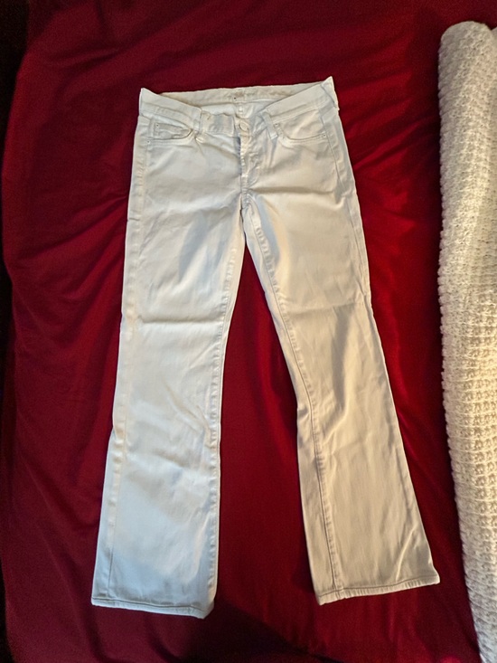 7 For All Mankind Denim - 7 For All Mankind White Bootcut Jeans